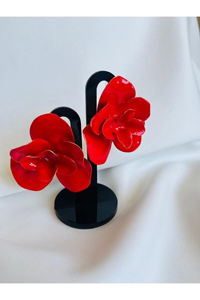 ESDE Rose Model Stylish Large Size Design Earrings