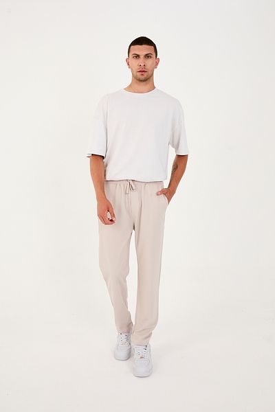 KAPHONE Men's Straight Leg Trousers with Back Pocket
