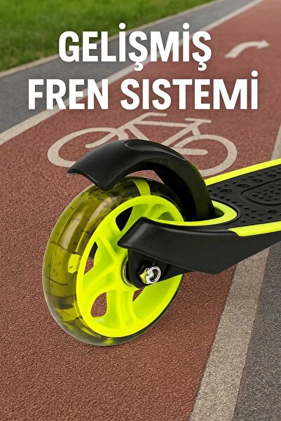 Scooter Cool Wheel Led Işıklı 2 Tekerlekli Neon Scooter | 5+ yaş
