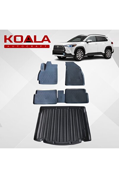 KoalaOtoTekstil TOYOTA COROLLA CROSS (2022+) Uyumlu -Araca Özel Paspas ve Bag...