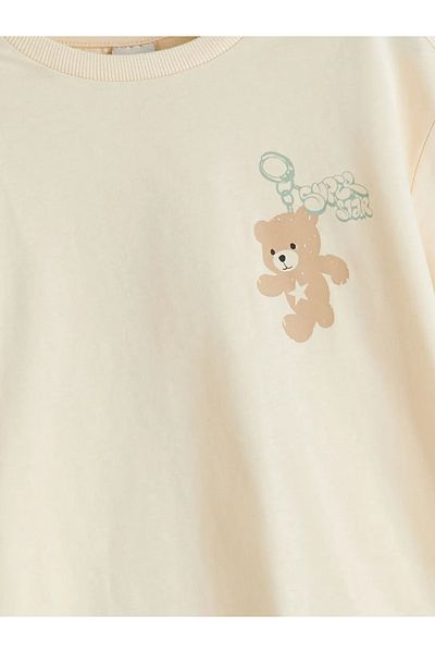 LC Waikiki Lcw Kids Sari Crew Neck Girl's T-Shirt