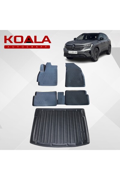 KoalaOtoTekstil RENAULT AUSTRAL MİLD HYBRİD (2023+) Uyumlu -Araca Özel Paspas...
