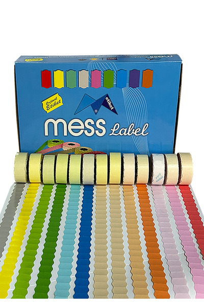 Mess Basım | Meto Etiket | Sarı | 42 Rulo | 1500 lük | No: 4 | Sarı