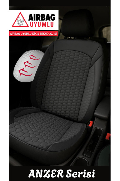 Galaxy Nissan Pulsar Compatible Anzer Plus Series Auto Seat Cover