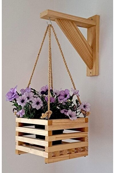 Woodymoda Ahşap Saksı Askılık