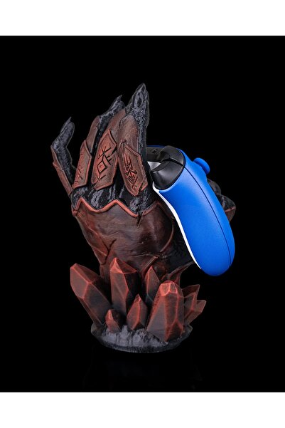 OddieArtStore X-Box / Playstation Standı ( Işıklı Çatlamış El )