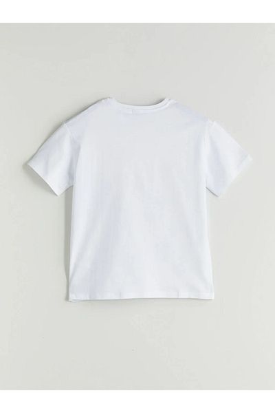 LC Waikiki Lcw Kids White Crew Neck Hello Kitty Printed Girls T-Shirt