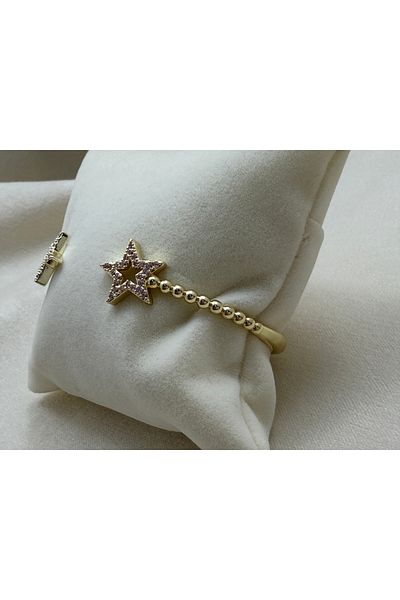 Piaro Collection Star shaped steel handcuff