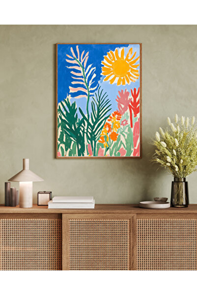 woodhomeworks Tek Parça Salon Ofis Dekor Tablo Ttk