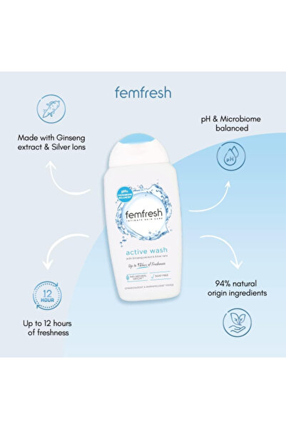 Femfresh Femfresh Active Intimate Wash Refreshing - 250ml