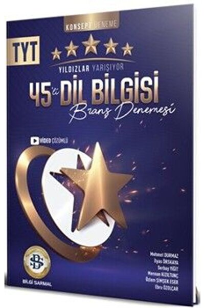 Bilgi Sarmal Yayınları Bilgi Sarmal Tyt Dil Bilgisi Yıldızlar Yarışıyor 45 Li Branş Denemesi