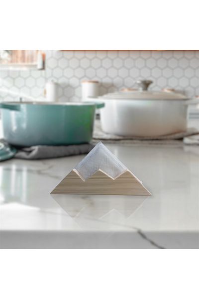 MİESSA Wooden Napkin Holder Special Design, Cafe Restaurant Decorative Napkin Holder