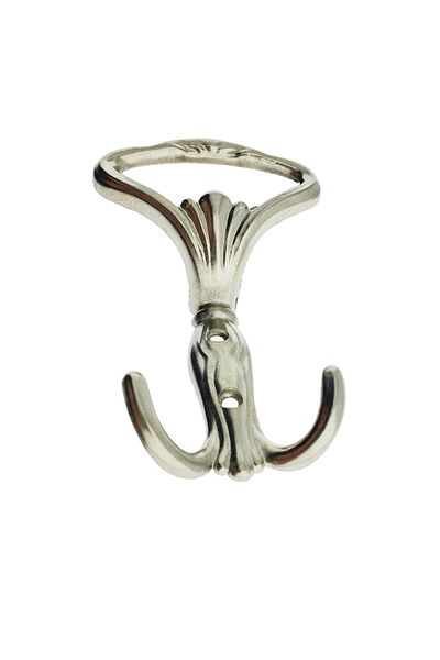OEM Cuier din metal pentru mobila sau perete, cu 3 agatatori, 2 orificii, 145x95x40 mm, auriu antichizat