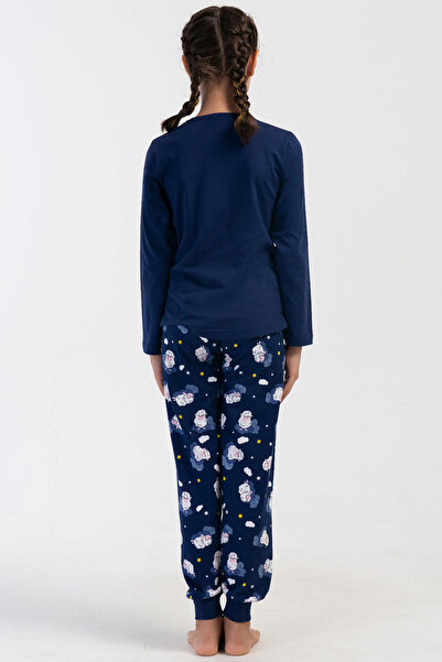 VİENETTA Pamuklu Kız Çocuk Uzun Kol Pijama Takım(9-10/15-16)