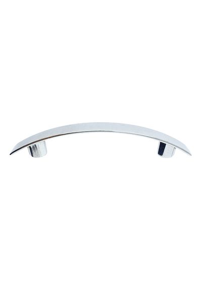 OEM Maner din metal pentru mobilier, lungime 130 mm, MOB-66358, argintiu