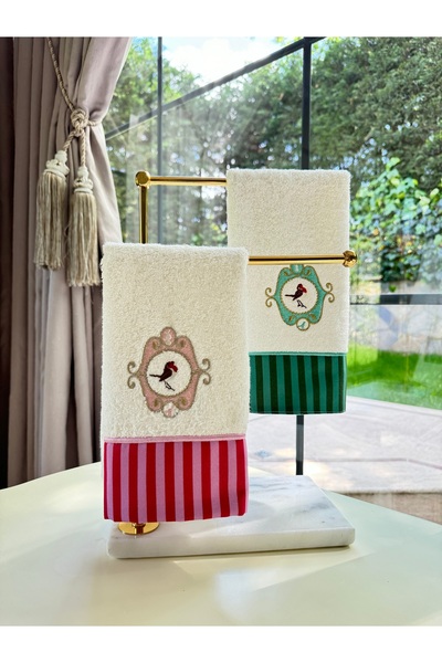 Lusso Gardenya 3’ lü Bambu El Havlusu Set