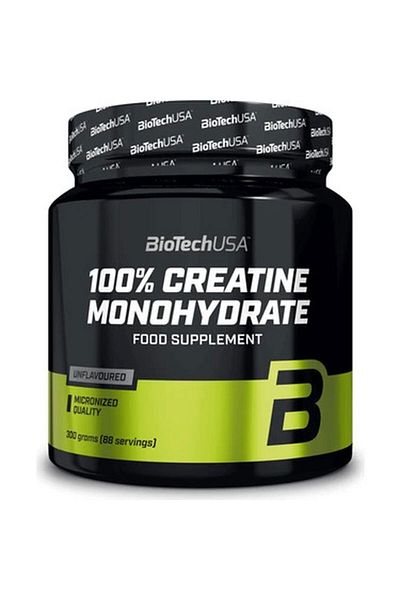 BiotechUSA Biotech Usa 100% Creatine(Creatine) Monohydrate 300 Grams - 88 Servings (American Version)
