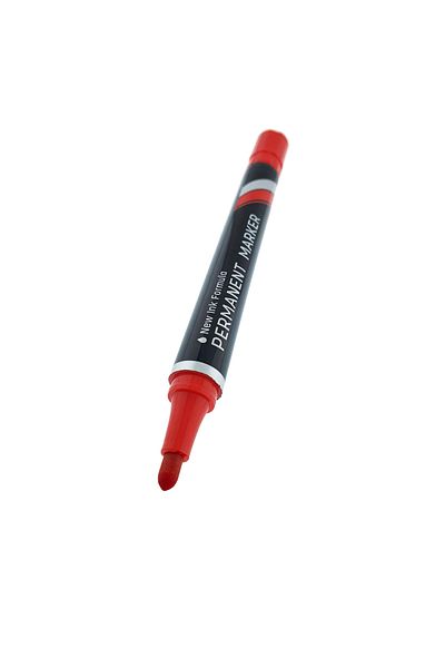 OEM Red permanent marker, THINK U100, with 1.5MM round tip, for writing on any surface