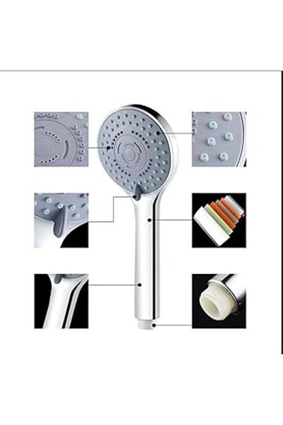 Mu Art Ahşap Mayaglory 5 function mayan hand shower shower head