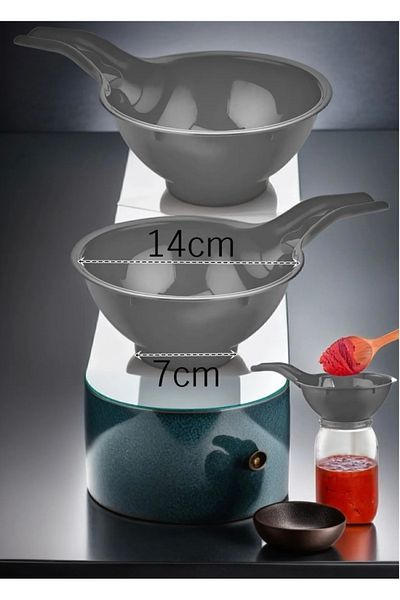 INTEREV Jar and Canning Funnel with Handle