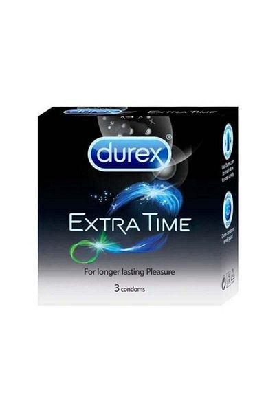 Durex Pack Of 3 Extra Time Long Lasting Durex Condoms