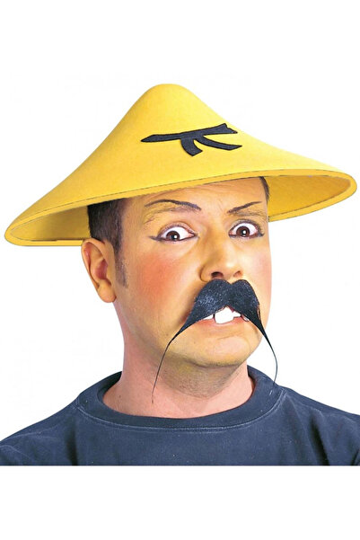 Belle Fusion Mey İthalat® Uzak Doğu Asyalı Çin Japon Şapkası Sarı Renk