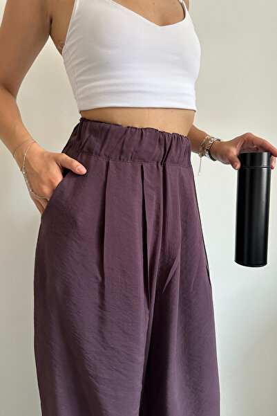 Feela Moda 2009 Elastic Waist Parachute Fabric Palazzo Women's Trousers