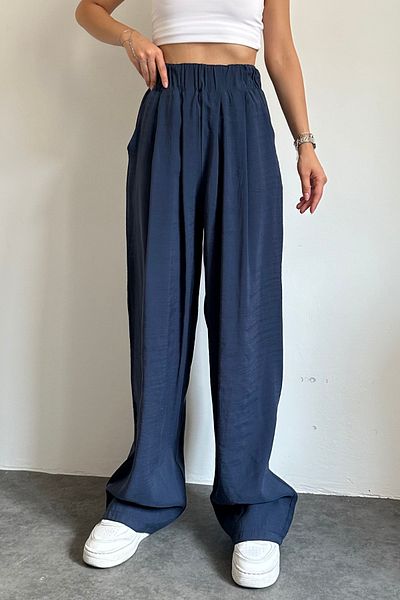 Feela Moda 2009 Elastic Waist Parachute Fabric Palazzo Women's Trousers