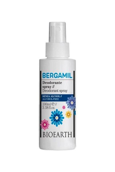 Bioearth Deodorant spray with alum stone Bergamil, 100ml - Bioearth