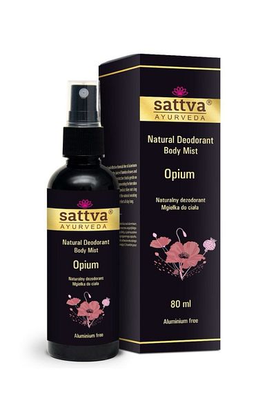 Sattva Ayurveda Deodorant fara aluminiu spray Opium, 80ml - Sattva