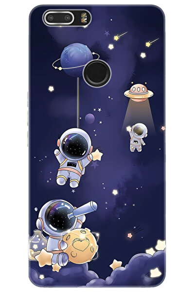 Ceppare Vestel Venüs Z20 Uyumlu Kılıf Desen Baskılı Silikon Astronot STK:630 ...