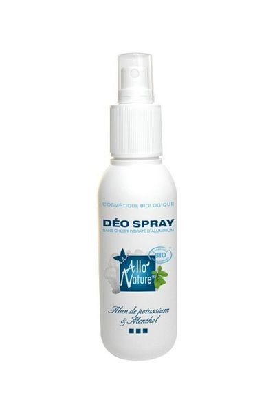 Allo'Nature Allo'Nature deodorant spray with alum stone and mint