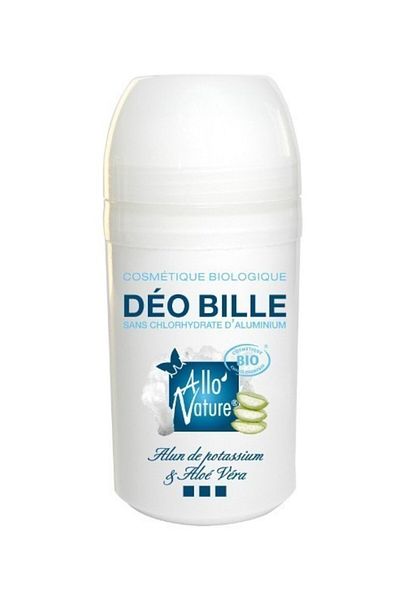 Allo'Nature Organic deodorant with alum stone and aloe vera Allo'Nature