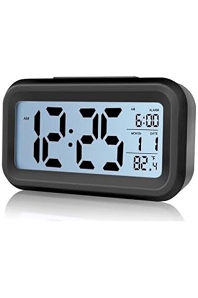 Genel Markalar Sanec Akıllı Dijital Masa Saati Alarmlı Karanlık Sensörlü Foto...