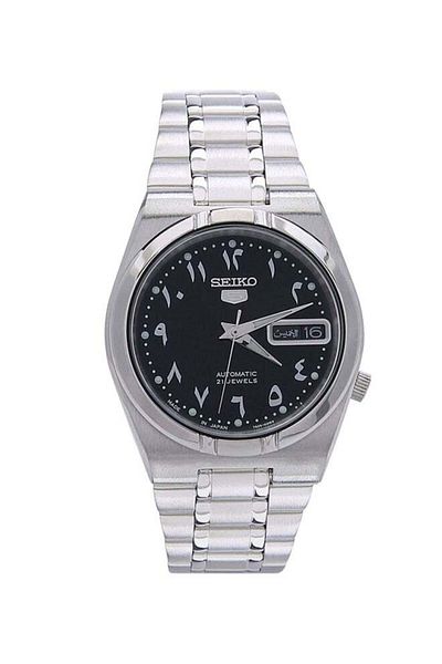 Seiko Men’s Analog Round Watch with Stainless Steel Strap - Model SNK063J5