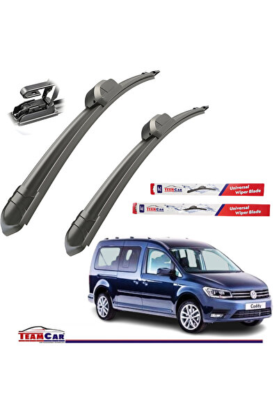 TEAMCAR Υαλοκαθαριστήρες Volkswagen Caddy IV Flat - Εμπρός Σετ