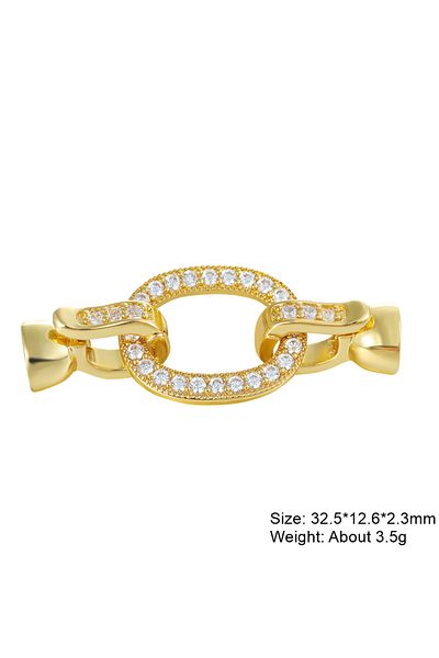 Choice As Photo Gold Juya 18K Gold Plated Decorative Fasteners Connector Locks Pearls Clasps Accessories Fo