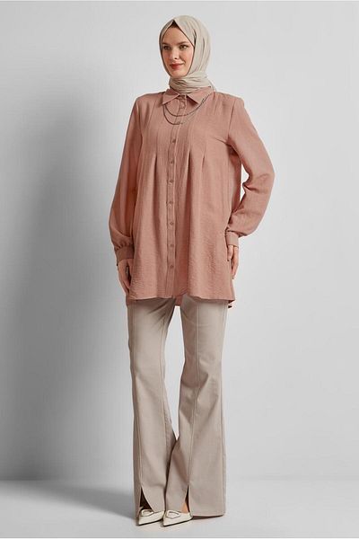 Alvina Shirt Collar Tunic 45496