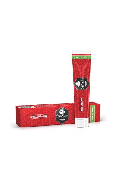 Old Spice Lather Shaving Cream Fresh Lime 70g | Smooth Shave & Refreshing Lime Scent