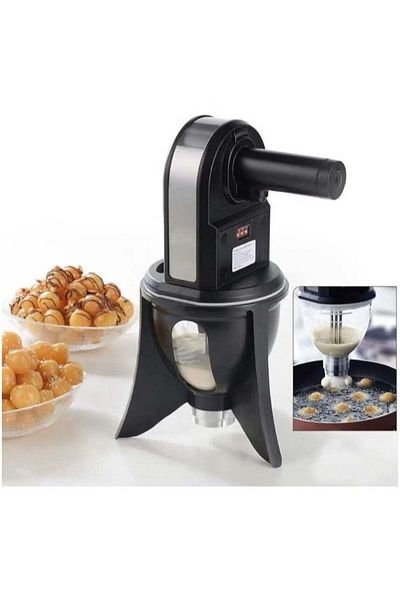Generic Electric Sweet Dumpling Maker | Luqaimat, Loqumat Al Kadey & Sweet Ball Fryer | 1L Capacity with Dig