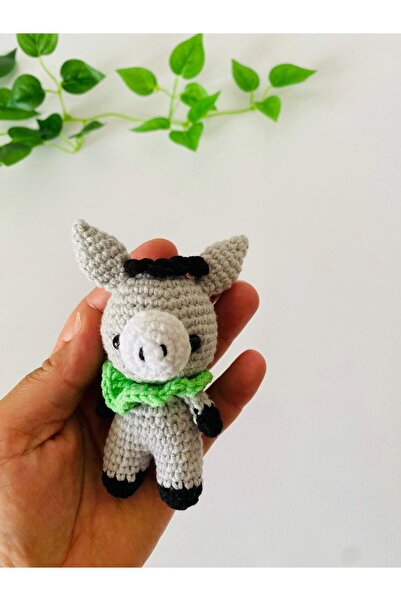 Adenya Ключодържател Амигуруми Магаре