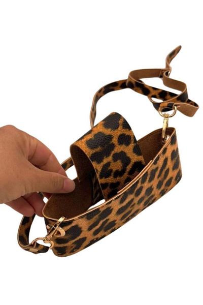angel çanta aksesuar Angel Bag Accessory Capsule Model Leopard Color Bag Making Set Light Gold Metallic