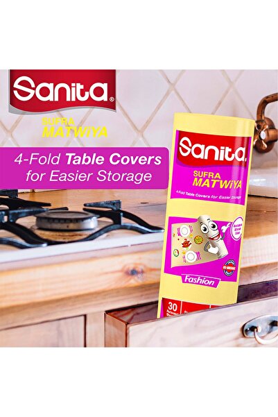 Sanita Sufra Matwiya Fashion Table Covers Disposable, Hygienic & Stylish Dining Protection