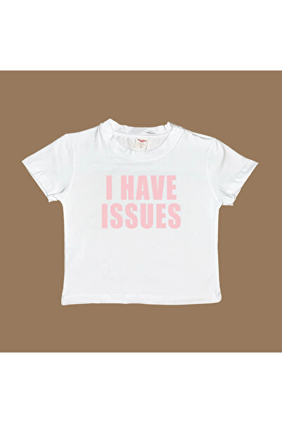 LAYORA I Have Issues Baby Tee