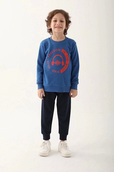 Rolypoly Find Your Freedom Blue Boys' Tracksuit Set