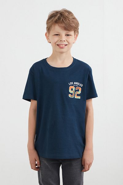 Fulla Moda Boy's T-Shirt with 92 Printed on the Front and Back