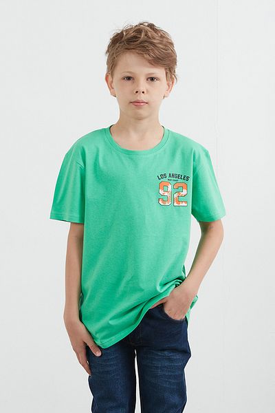 Fulla Moda Μπλουζάκι για αγόρι με στάμπα 92 μπροστά και πίσω
