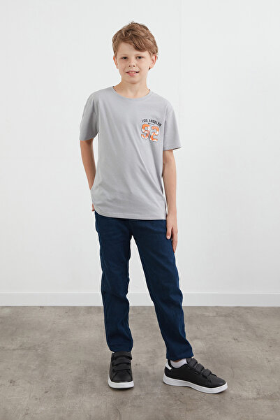Fulla Moda Boy's T-Shirt with 92 Printed on the Front and Back