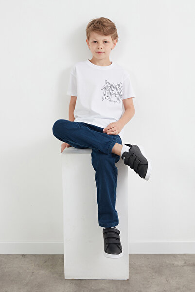 Fulla Moda Μπλουζάκι για αγόρι με στάμπα από 100% βαμβάκι