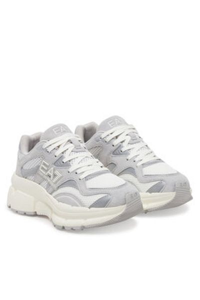 EA7 Emporio Armani Women's Sneakers gray EA7 EMPORIO ARMANI-X8X237 XK425 R951 GREY VIOLET+OFF WHT